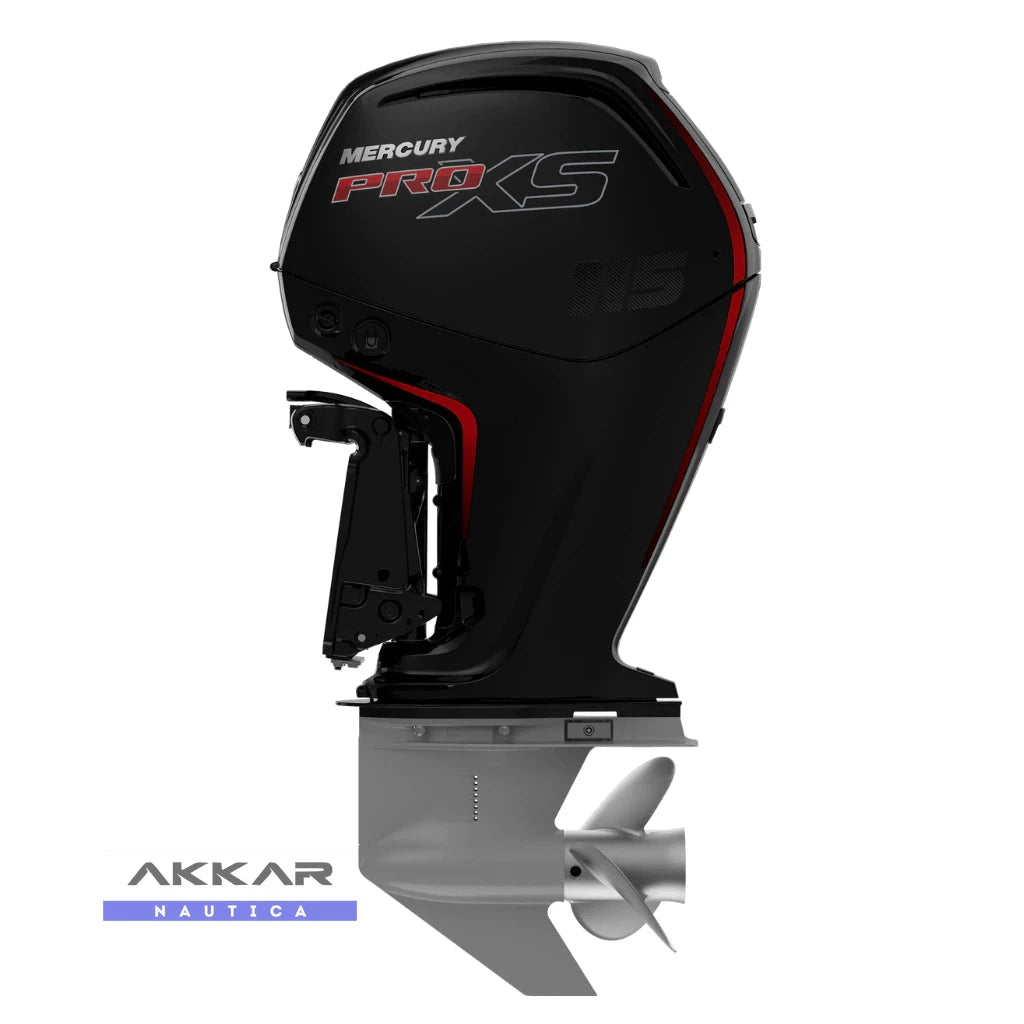 Motor de popa Mercury, 115HP, 115 ELPT 2.1L EFI 4 STK CT Pro XS, Rabeta 20", 4 Tempos, com Power Trim.