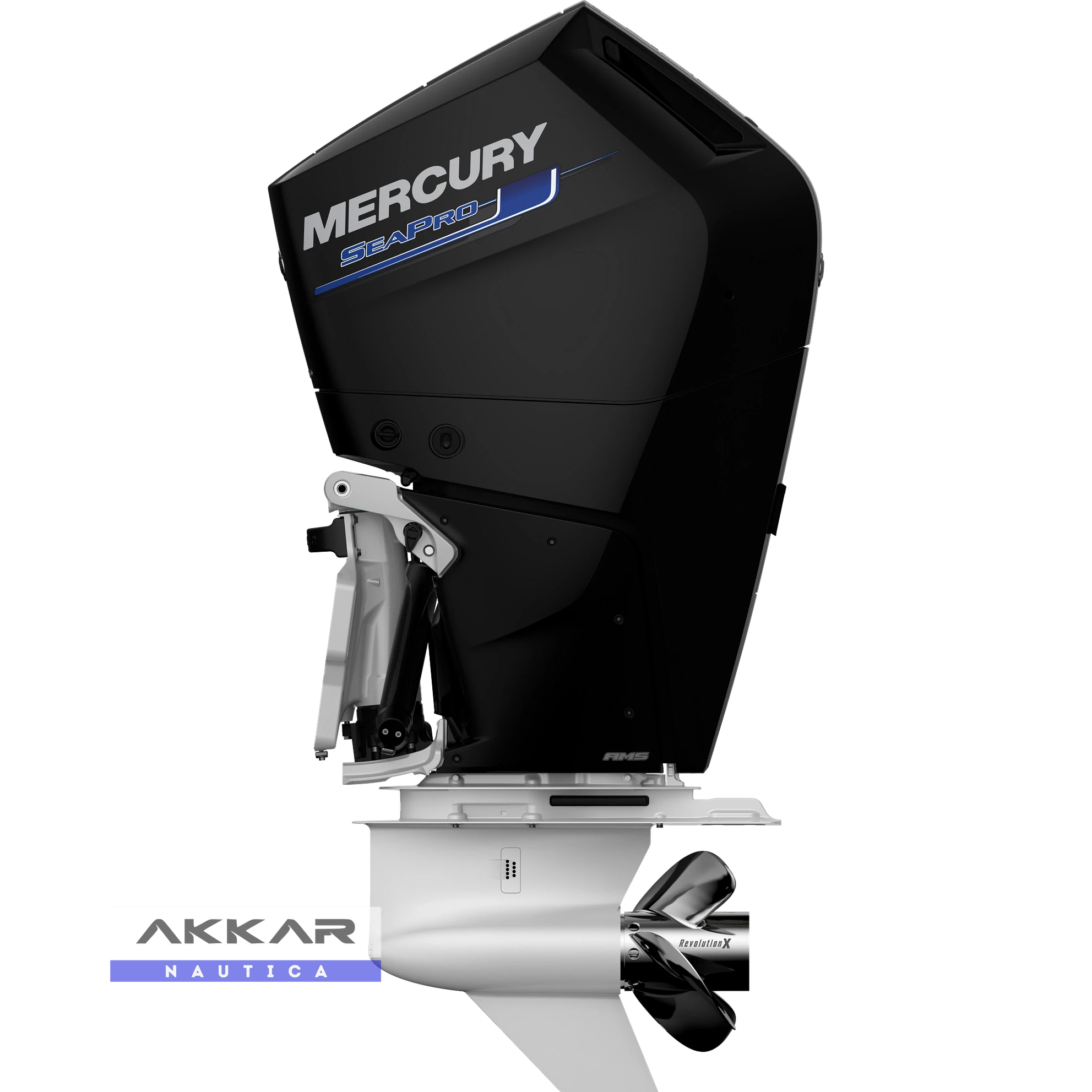 Motor de popa Mercury, 300HP, 300 CXL 4.6L EFI V8 4STK Sea Pro 5.44" 1.75, Rabeta 25", 4 Tempos, com Power Trim.