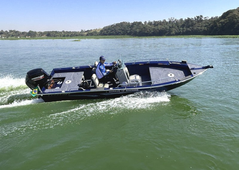 Barco Levefort Marajó Machine Fisharound + Motor 60HP + Carreta rodoviária