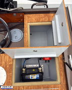 Barco lancha Levefort Apolus 600 + Motor popa Mercury 60HP ELPT EF + Carreta rodoviária