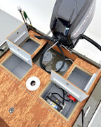 Barco lancha Levefort Apolus 600 + Motor popa Mercury 60HP ELPT EF + Carreta rodoviária