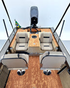 Barco lancha Levefort Apolus 600 + Motor popa Mercury 60HP ELPT EF + Carreta rodoviária