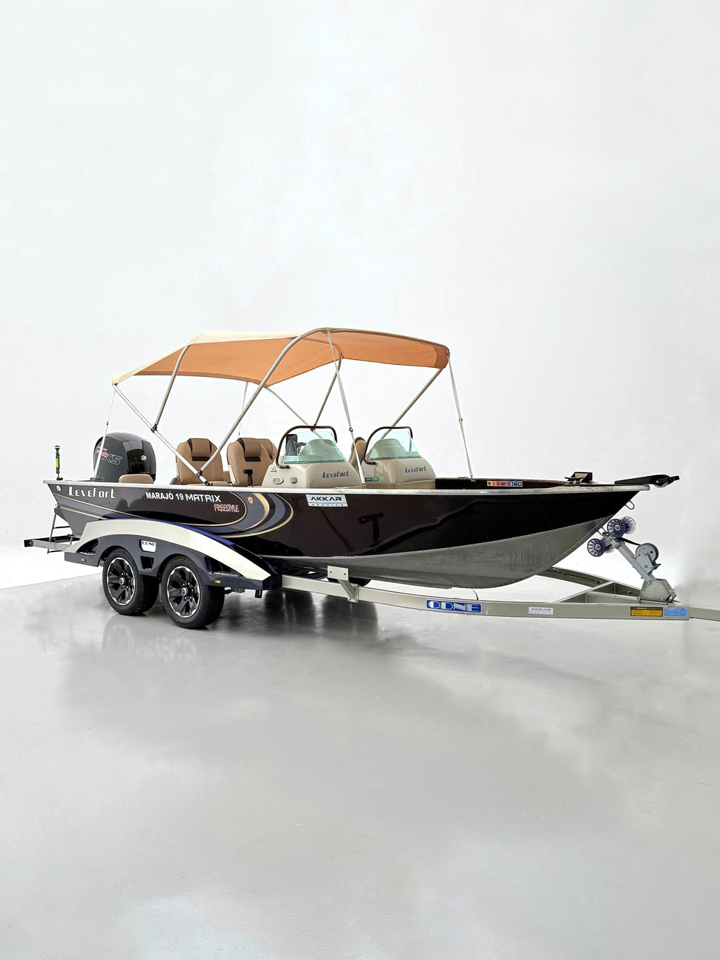 Levefort Marajó Matrix 19 Special Series + Motor Mercury PROXS 150HP + CARRETA RODOVIARIA
