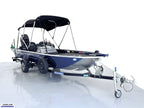 Barco lancha Levefort Apolus 600 + Motor popa Mercury 60HP ELPT EF + Carreta rodoviária