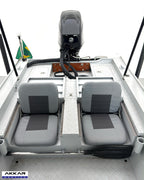 Barco alumínio Levefort Marfim TR CLX + Motor 40HP 4T