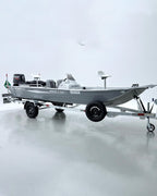Barco lancha Levefort Apolus TR CLX + Motor popa Mercury 50HP ELPTO + Carreta rodoviária