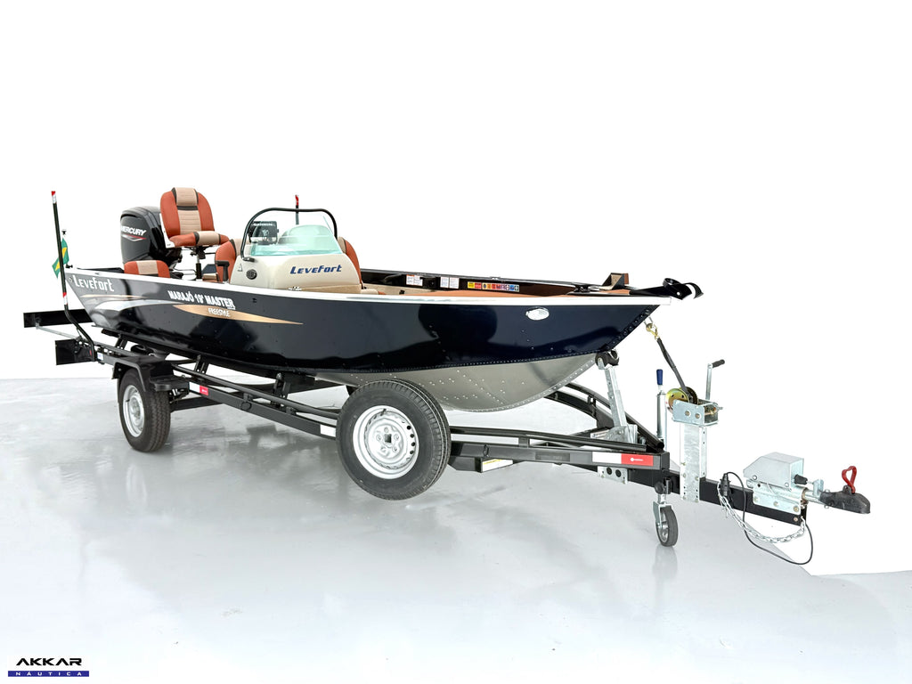 Barco Levefort Marajó Master Freestyle 19′ Special Series + Motor Mercury 100HP + Carreta rodoviaria