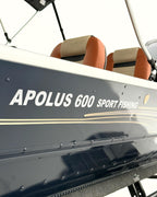 Barco lancha Levefort Apolus 600 + Motor popa Mercury 60HP ELPT EF + Carreta rodoviária