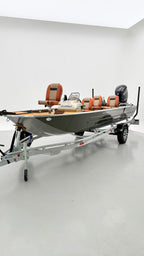 Barco lancha Levefort Apolus 600 S + Motor popa Mercury 100HP ELPT EFI + Carreta rodoviária