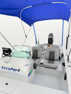 Barco alumínio Levefort Marfim TR CLX + Motor 50HP 2T + Carreta