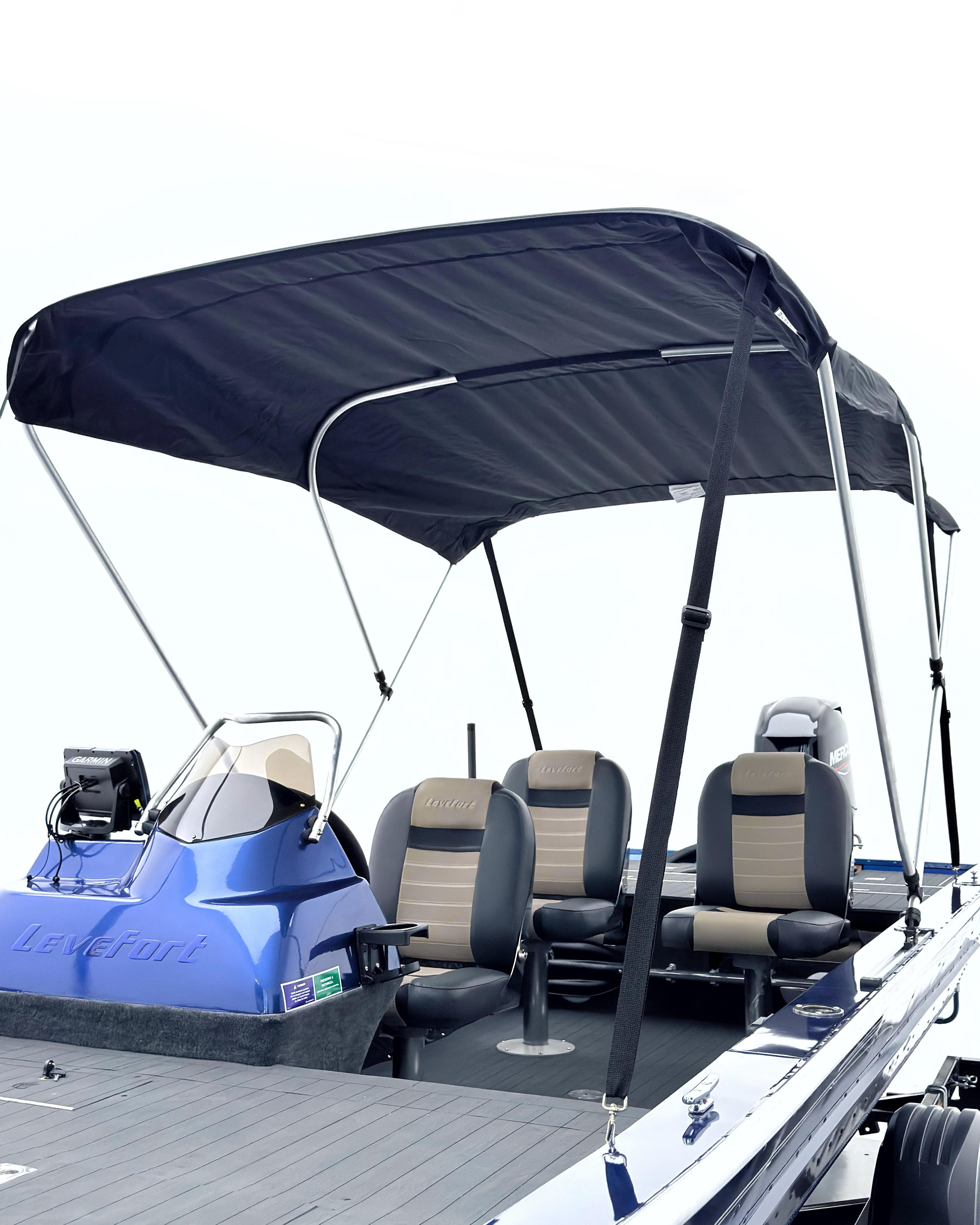 Barco lancha Levefort Apolus 600 + Motor popa Mercury 60HP ELPT EF + Carreta rodoviária