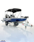 Barco Levefort Marajó Freestyle 16  + Motor 100HP + Carreta