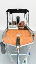Barco lancha Levefort Apolus 600 S + Motor popa Mercury 100HP ELPT EFI + Carreta rodoviária
