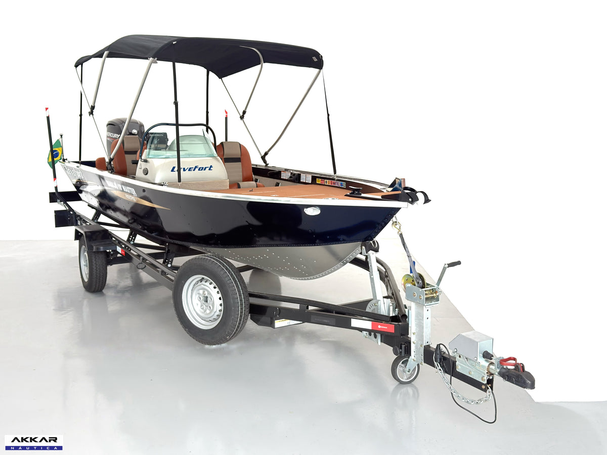 Barco Levefort Marajó Master Freestyle 19′ Special Series + Motor Mercury 100HP + Carreta rodoviaria