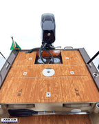 Barco lancha Levefort Apolus 600 + Motor popa Mercury 60HP ELPT EF + Carreta rodoviária