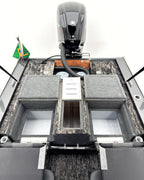 Barco lancha Levefort Apolus 600 S + Motor popa Mercury 100HP ELPT EFI + Carreta rodoviária