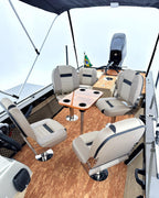 Barco lancha Levefort Apolus 600 + Motor popa Mercury 60HP ELPT EF + Carreta rodoviária