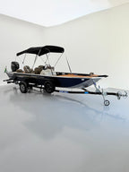Barco lancha Levefort Apolus 600 + Motor popa Mercury 60HP ELPT EF + Carreta rodoviária