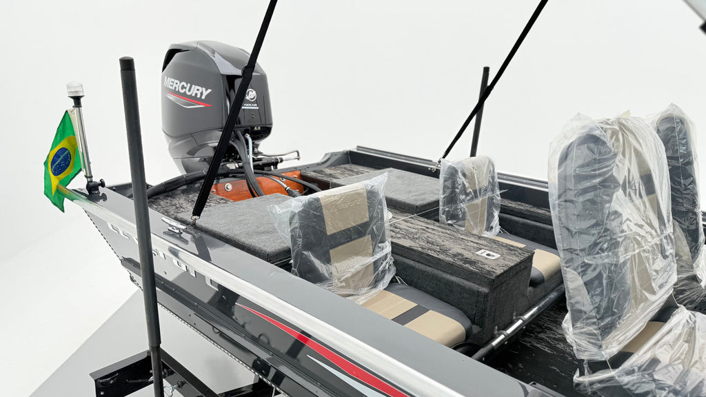 Barco Levefort Marfim 6.0 Sport Fishing Freestyle + Motor 60HP + Carreta rodoviária