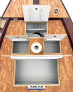 Barco lancha Levefort Apolus 600 + Motor popa Mercury 60HP ELPT EF + Carreta rodoviária