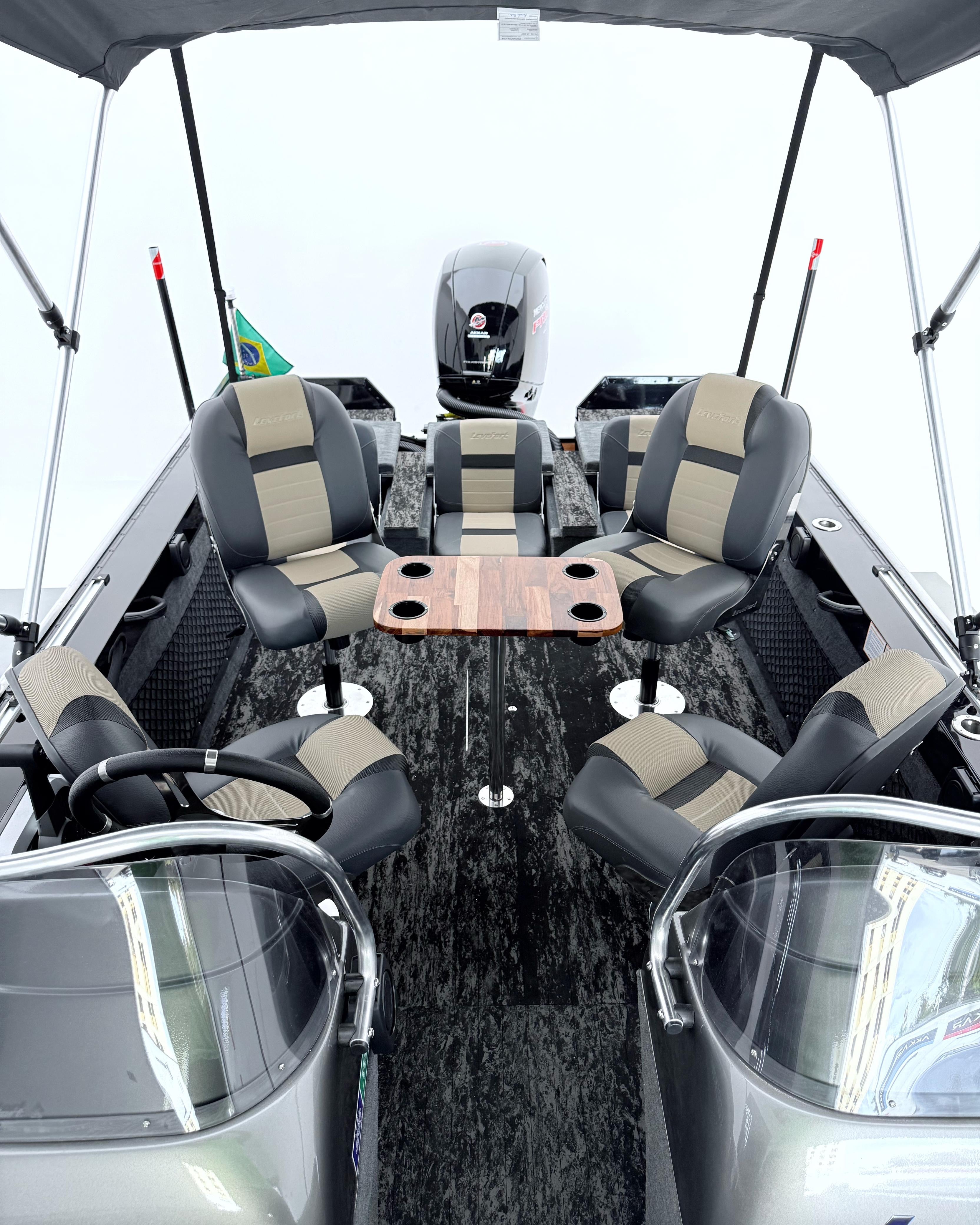 Levefort Marajó Matrix 19 Special Series + Motor Mercury PROXS 150HP + CARRETA RODOVIARIA