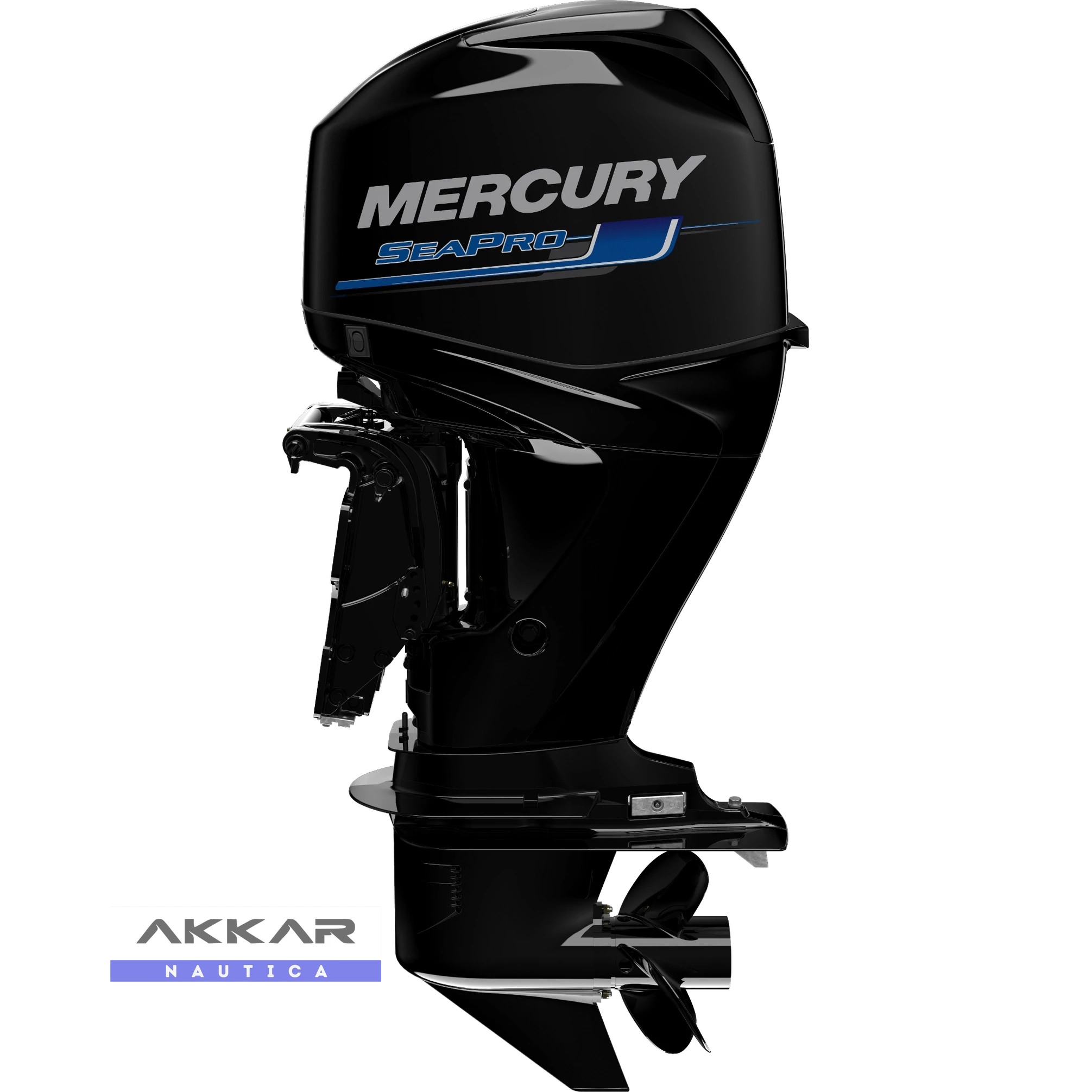 Motor de popa Mercury, 60HP, 60 ELPT EFI CT 4STK Sea Pro, Rabeta 20", 4 Tempos, com Power Trim.