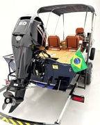 Barco lancha Levefort Apolus 600 + Motor popa Mercury 60HP ELPT EF + Carreta rodoviária