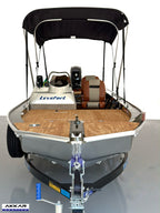 Barco lancha Levefort Apolus 600 + Motor popa Mercury 60HP ELPT EF + Carreta rodoviária