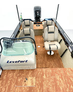 Barco Lancha Levefort Marajó 17 Master Freestyle Special Series + Motor Mercury 115 PROXS + Carreta rodoviária odne