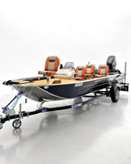 Barco lancha Levefort Apolus 600 + Motor popa Mercury 60HP ELPT EF + Carreta rodoviária