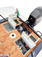 Barco lancha Levefort Apolus 600 + Motor popa Mercury 60HP ELPT EF + Carreta rodoviária
