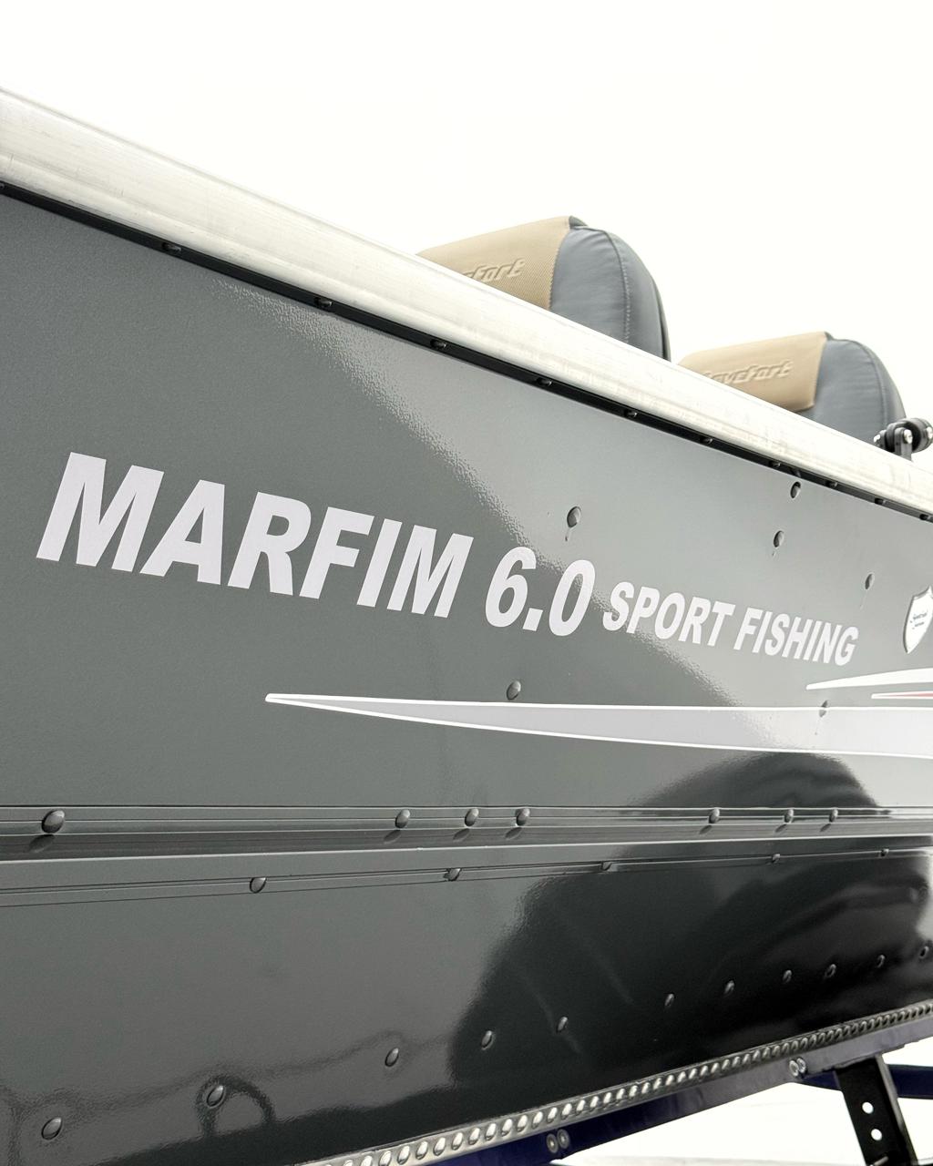 Barco Levefort Marfim 6.0 Sport Fishing Freestyle + Motor 60HP + Carreta rodoviária