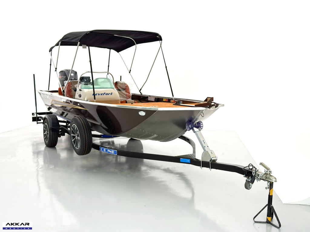 Barco Levefort Apolus Large FREESTYLE + Motor 115HP + Carreta com freio