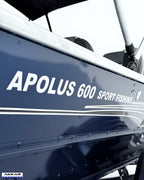Barco lancha Levefort Apolus 600 + Motor popa Mercury 60HP ELPT EF + Carreta rodoviária