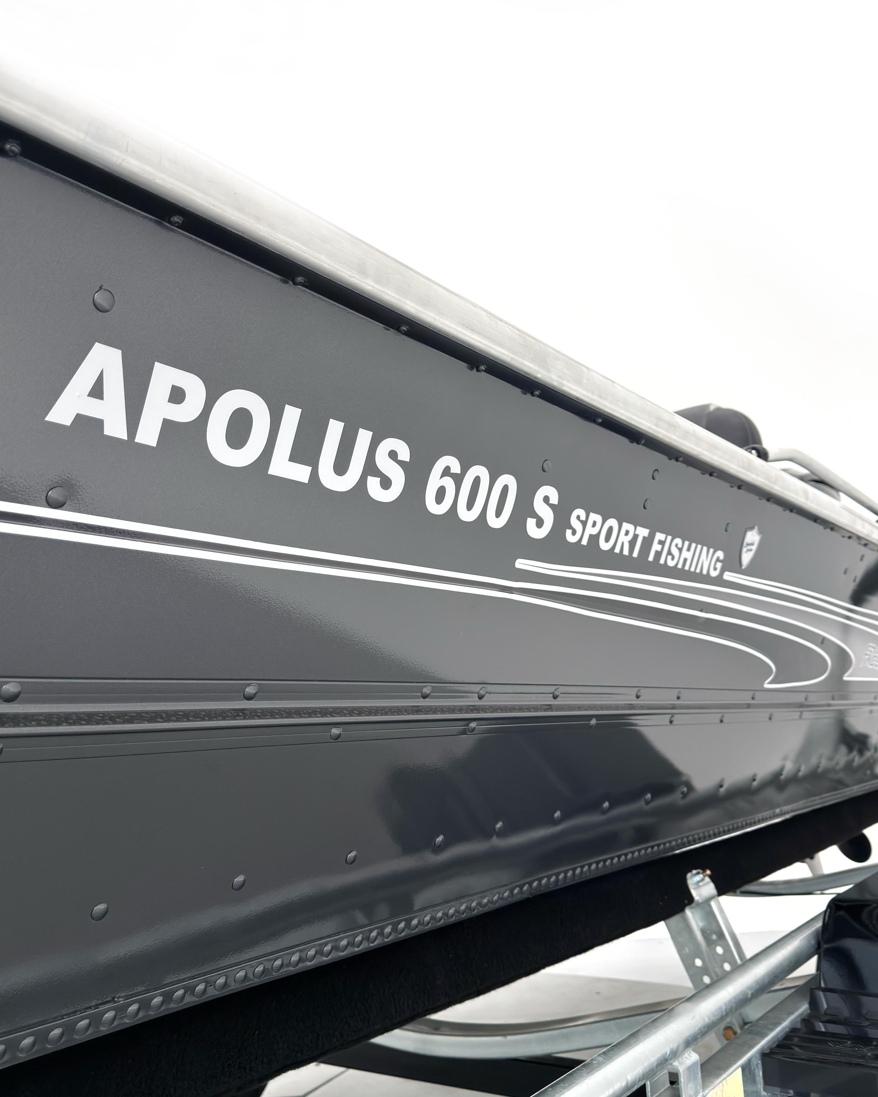 Barco lancha Levefort Apolus 600 S + Motor popa Mercury 100HP ELPT EFI + Carreta rodoviária