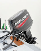 Barco alumínio Levefort Marfim TR CLX + Motor 50HP 2T + Carreta