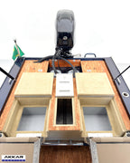 Barco lancha Levefort Apolus 600 + Motor popa Mercury 60HP ELPT EF + Carreta rodoviária