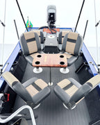 Barco lancha Levefort Apolus 600 + Motor popa Mercury 60HP ELPT EF + Carreta rodoviária