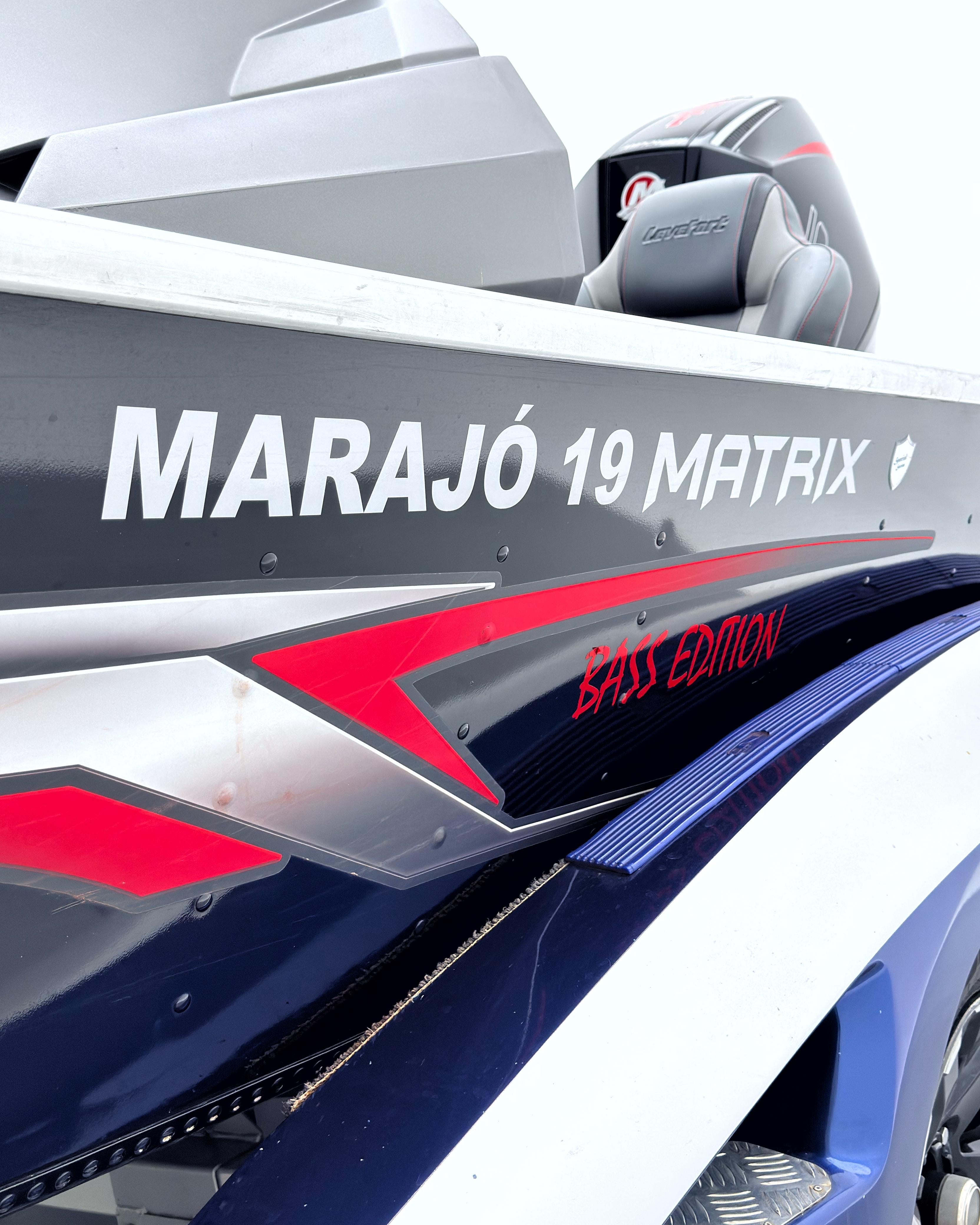 Barco lancha Levefort Marajó 19 Matrix BASS EDITION + MOTOR 175 HP + Carreta rodoviária