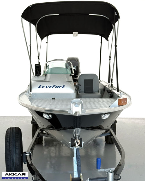 Barco alumínio Levefort Marfim TR CLX + Motor 40HP 4T