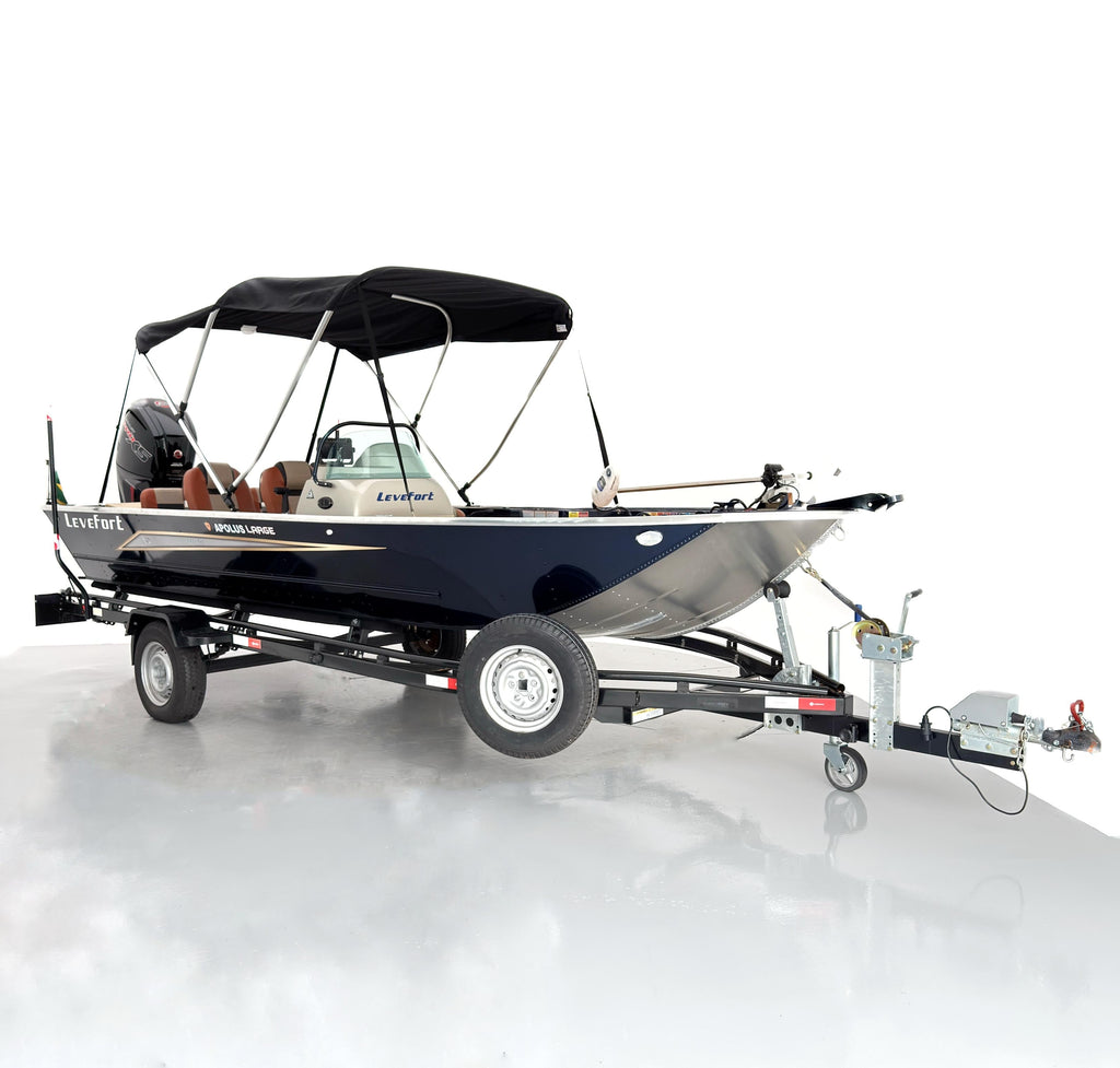 Barco Levefort Apolus Large FREESTYLE + Motor 115HP + Carreta com freio