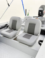 Barco alumínio Levefort Marfim TR CLX + Motor 50HP 2T + Carreta