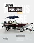 Barco Levefort Apolus Large FREESTYLE + Motor 115HP + Carreta com freio
