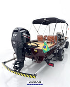 Barco lancha Levefort Apolus 600 + Motor popa Mercury 60HP ELPT EF + Carreta rodoviária