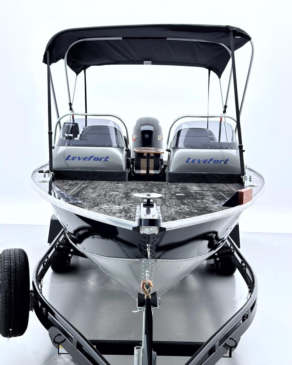 Levefort Marajó Matrix 19 Special Series + Motor Yamaha 150HP VMAX + CARRETA RODOVIARIA