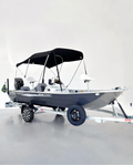 Barco lancha Levefort Apolus TR CLX + Motor popa Mercury 40HP 4 Tempos + Carreta rodoviária