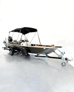 Barco lancha Levefort Apolus 600 + Motor popa Mercury 60HP ELPT EF + Carreta rodoviária