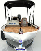Barco lancha Levefort Apolus 600 + Motor popa Mercury 60HP ELPT EF + Carreta rodoviária