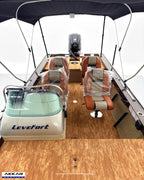 Barco Levefort Apolus Large FREESTYLE + Motor 115HP + Carreta com freio