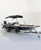 Barco lancha Levefort Apolus 600 + Motor popa Mercury 60HP ELPT EF + Carreta rodoviária